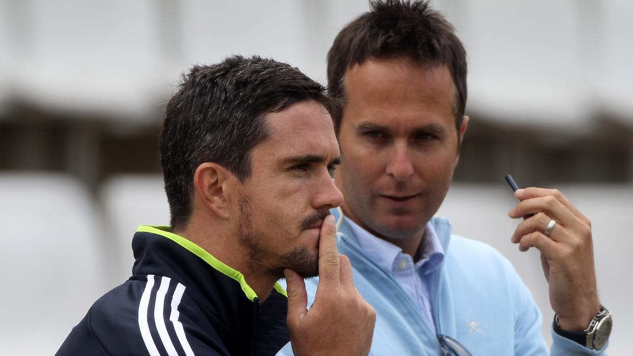 Kevin Pietersen has been shut down by his former captain Michael Vaughan while attempting to make a poignant point about England’s County Championship.