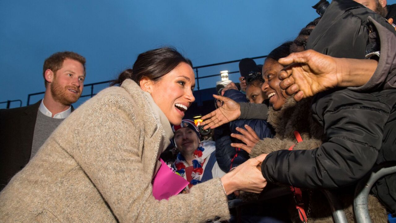 Prince Harry and Meghan Markle wow the crowds
