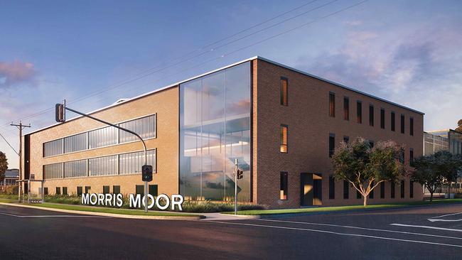 Works are well underway for the new Morris Moor precinct, set to be complete by 2022. Picture: Morris Moor