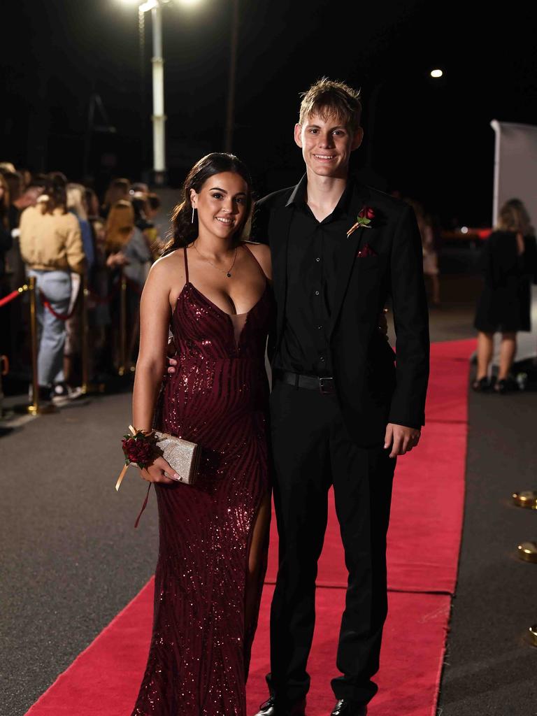Finn Barry & Imogen Duro at Xavier Catholic College year 12 formals. Picture: Patrick Woods.