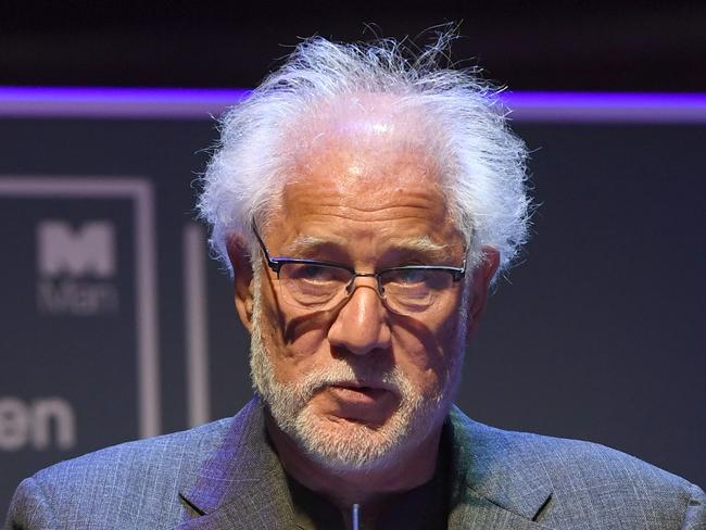 LONDON, ENGLAND - JULY 08:  Michael Ondaatje speaks after winning the Golden Man Booker Prize at The Royal Festival Hall on July 8, 2018 in London, England.  (Photo by Stuart C. Wilson/Getty Images,)