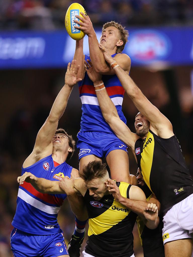 Aaron Naughton is a key pillar of the Bulldogs future: Picture: Getty