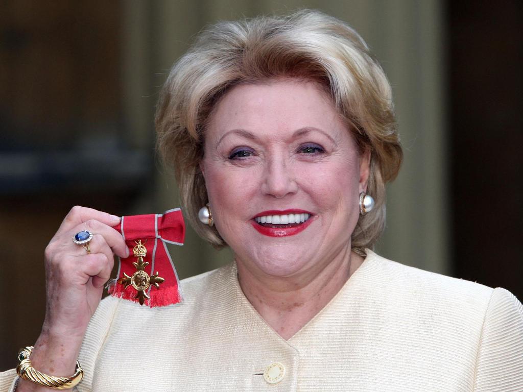 Author Barbara Taylor Bradford received a Most Excellent Order of the British Empire from the late Queen Elizabeth II at Buckingham Palace in 2007.