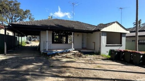 Latest photo of the childcare centre's current state. Picture: Hills Shire Council