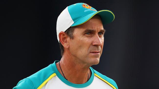 Justin Langer during his time as Australian head coach.