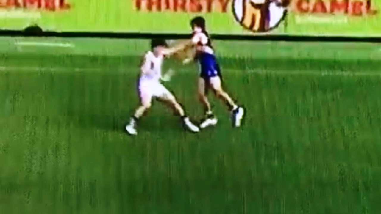 Possible legal action after AFL player floored by savage punch