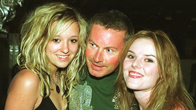 Kate Dixon with hairdresser Kevin Murphy and Krista Hocking at Sugar nightclub for Zen de Zine autumn-winter fashion parade in 2004.