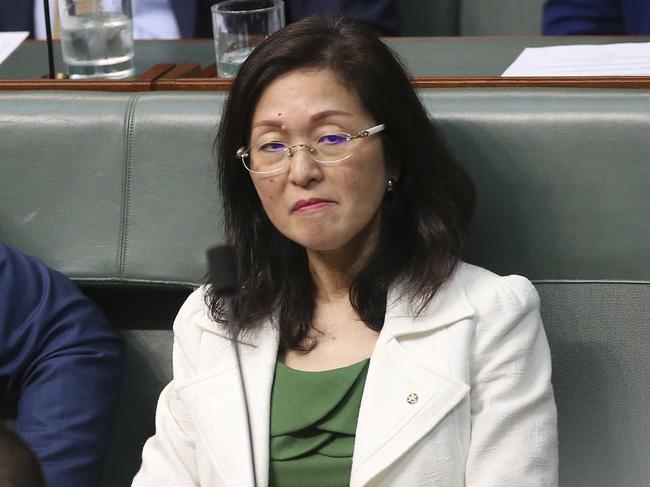 Please explain? Pressure is mounting on Gladys Liu, the first Chinese-born politician to be elected to Australia's parliament. Picture: AP