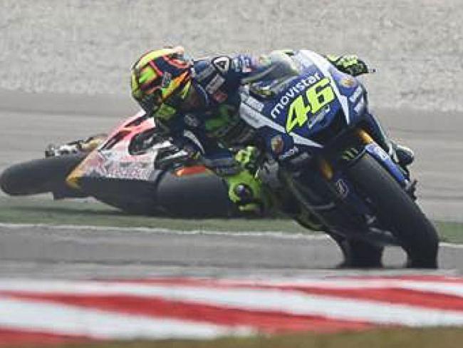 Rossi and Marquez at war over crash