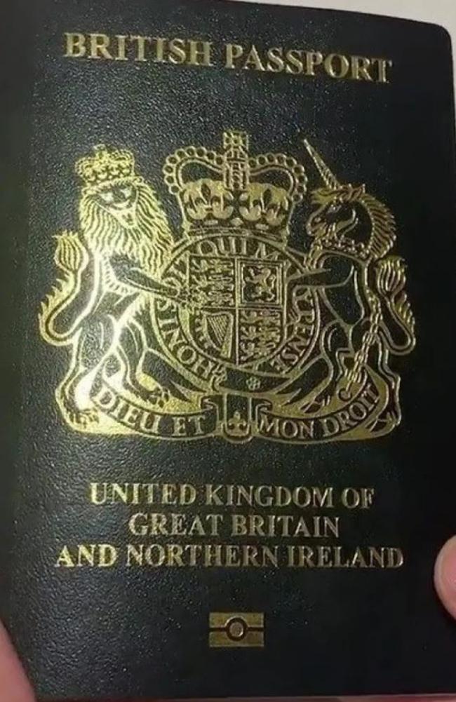 The British passport is getting a post-Brexit makeover. Picture: Home Office
