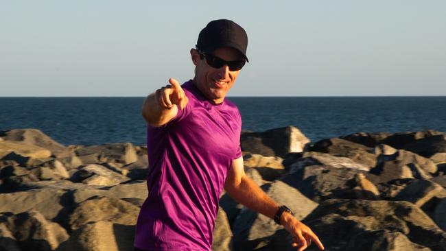 Brad Lenahan plans to run seven marathons in seven days in seven different states to raise money for child safety charity Bravehearts. Photo: Contributed