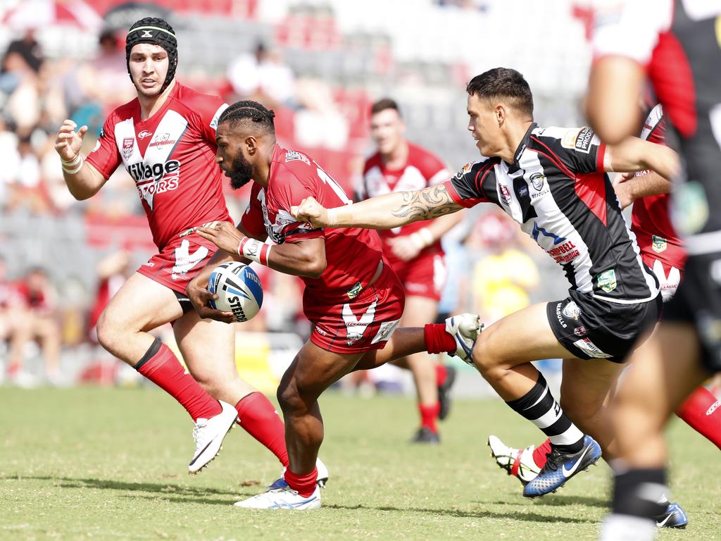 Redcliffe Dolphins: Dolphins wear pink for Intrust Super Cup Women In  League round game against Capras at Dolphin Stadium