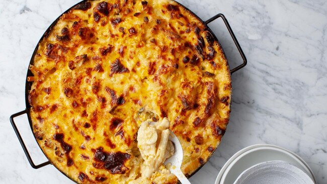 Cauliflower corner mac ‘n’ cheese