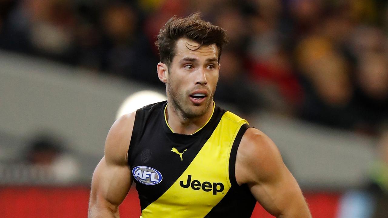 Alex Rance is still clinging to hope of a September return. Photo: Michael Willson/AFL Media