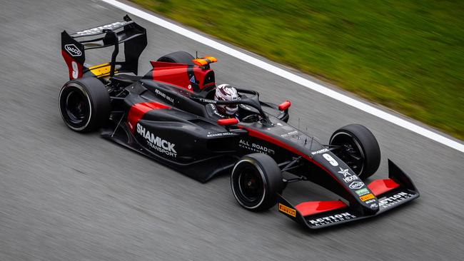 James Wharton tests his new F3 car. Picture: Dutch Photo Agency