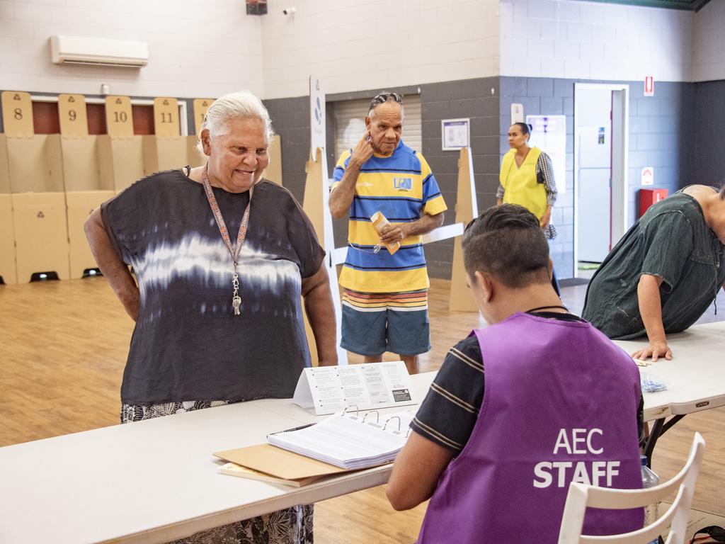 Josephine Murgha (left), the daughter of prominent indigenous rights activist Alfred Neal OAM … a driving force behind the 1967 referendum that gave indigenous Australians the vote and to be counted in the census. Picture: Brian Cassey