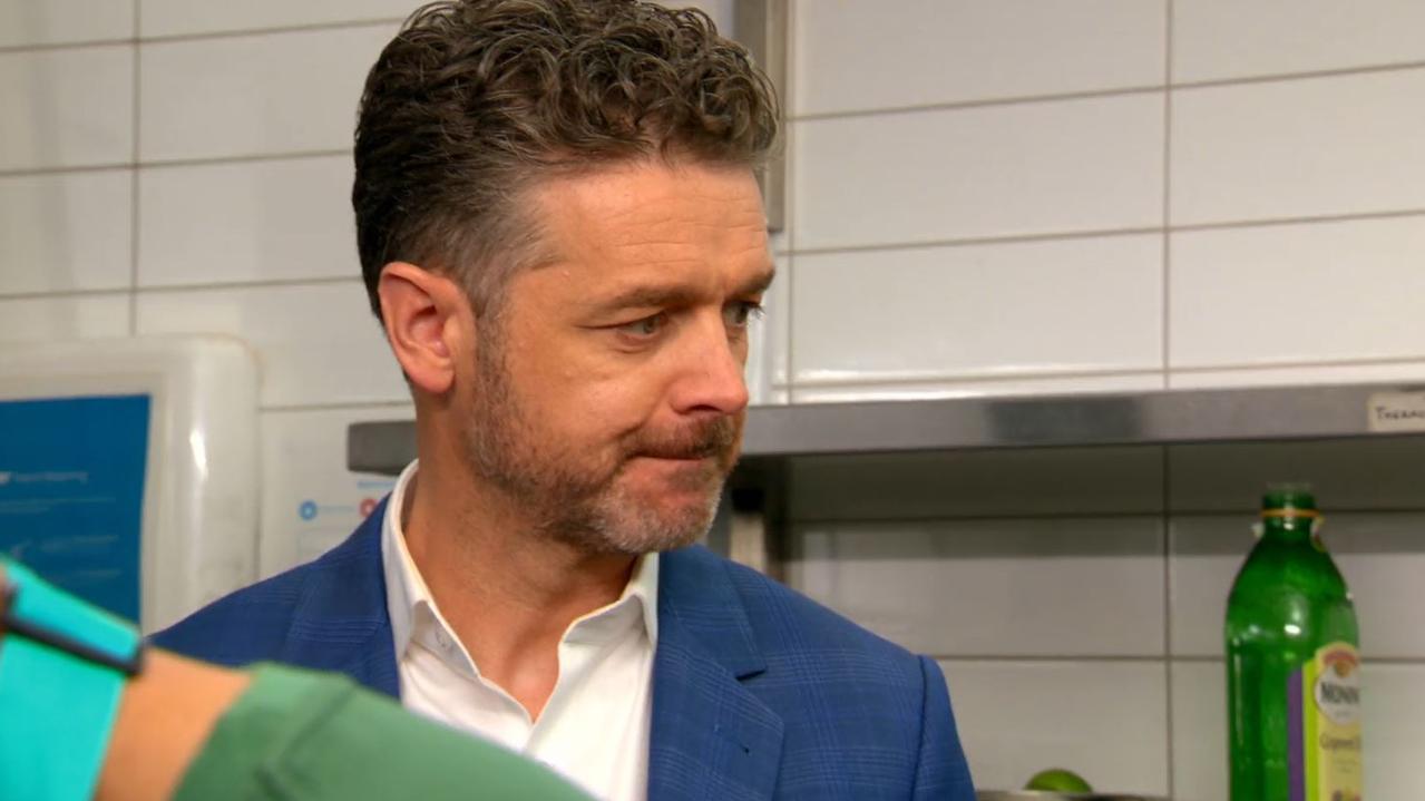 Jock is convinced the team's dish is orange, not red. Picture: Channel 10