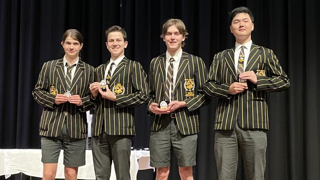 The Kedron State High School debating team. Picture: Supplied