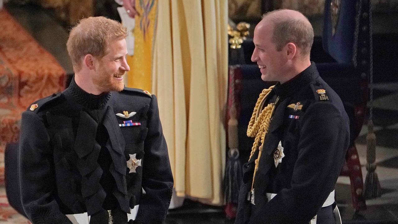 The brothers were once very close. Picture: AFP Photo/Pool/Owen Humphreys