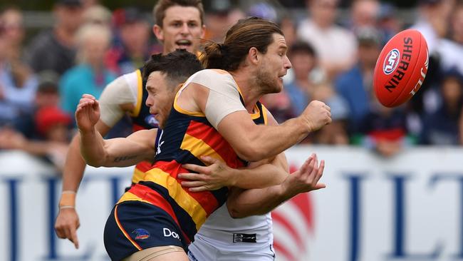 Bryce Gibbs starred in his first game for the Crows. Picture: AAP