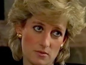 Princess Diana during her 1995 interview with Martin Bashir. Picture: BBC