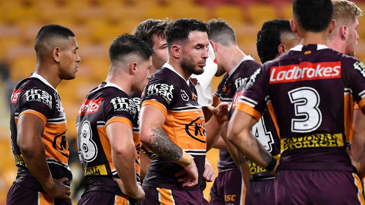 The Broncos have struggled recently against competition heavyweights. (AAP Image/Darren England)