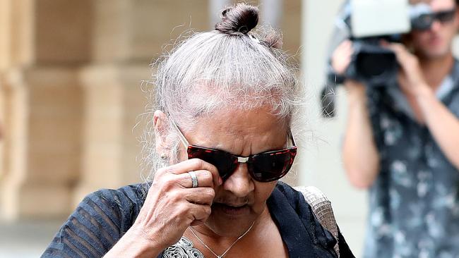 Donna Rigney, mother of Adeline Yvette Wilson-Rigney, outside court. Picture: Dylan Coker.