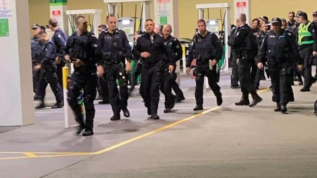 Riot police were called to Rye during Schoolies Week 2018.