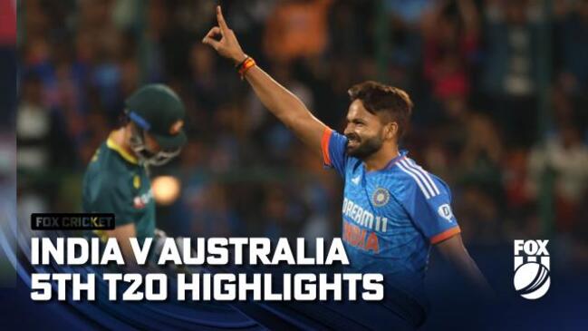 Inida v Australia - 5th T20I Highlights