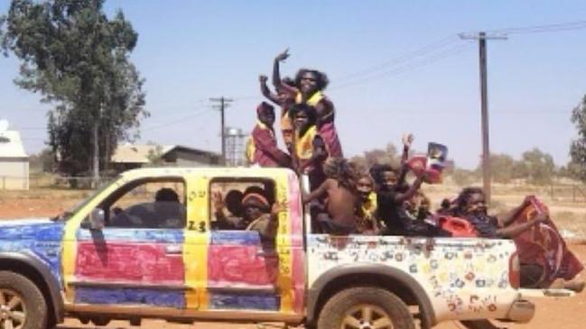 The remote community are big Lions fans. Photo: Brisbane Lions