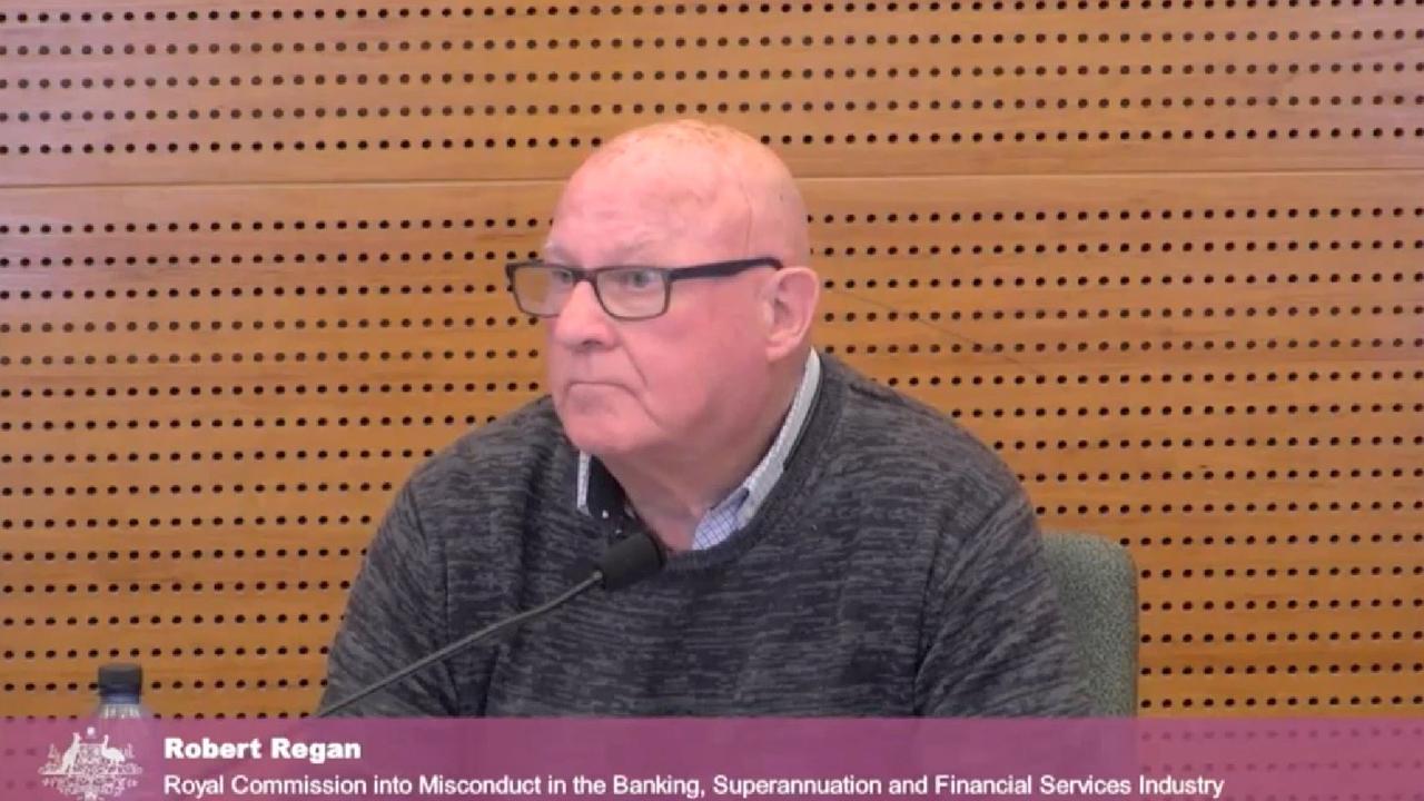 Retiree Robert Regan, 71, told the commission he risked losing his home after being pressured by ANZ to take out a $50,000 loan to be paid over 30 years, despite being unable to pay it back. Picture: 60 Minutes