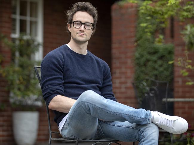 09/10/2020: Entrepreneur Nicholas Bolton in South Yarra, Melbourne. Picture: David Geraghty