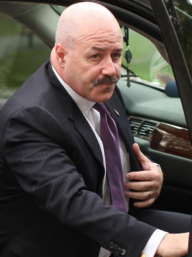 Former New York City police commissioner Bernard Kerik did time in prison for tax fraud. Picture: AFP