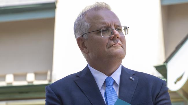 Scott Morrison says ‘the individual involved here has vigorously rejected these allegations, and so it is a matter for the police’. Picture: Getty Images