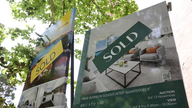 There are mixed predictions for Australian property prices over the coming years. Picture: David Swift/NCA NewsWire