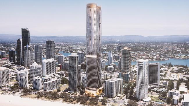 Meriton's new tower, Ocean, in Surfers Paradise