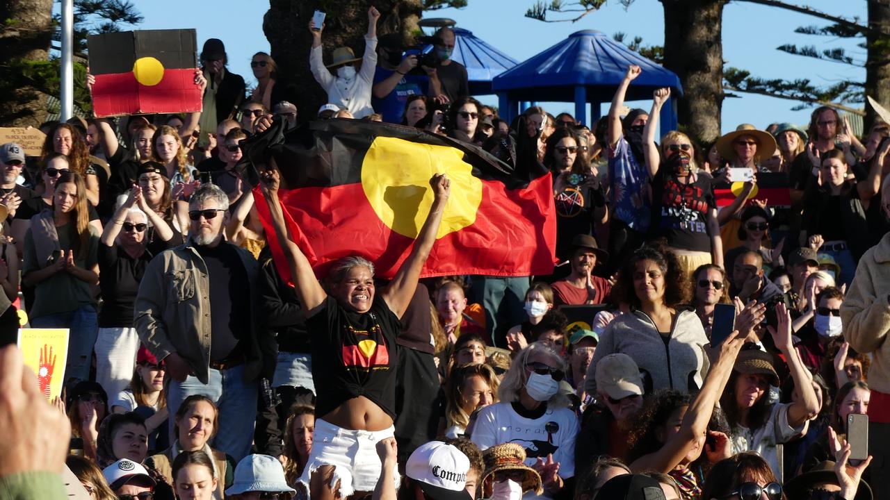 Black Lives Matter Protest in Byron Bay.