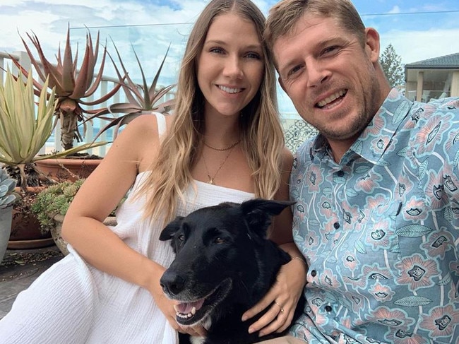 Mick Fanning and Breeana Randall. Picture: Instagram