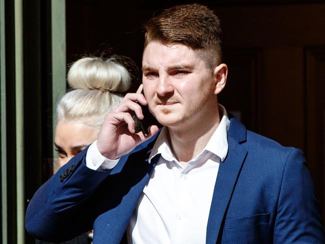 Jayden Guy. charged with multiple counts of indecent filming at the Magistrates Court on May 19, 2021. Picture Matt Turner.