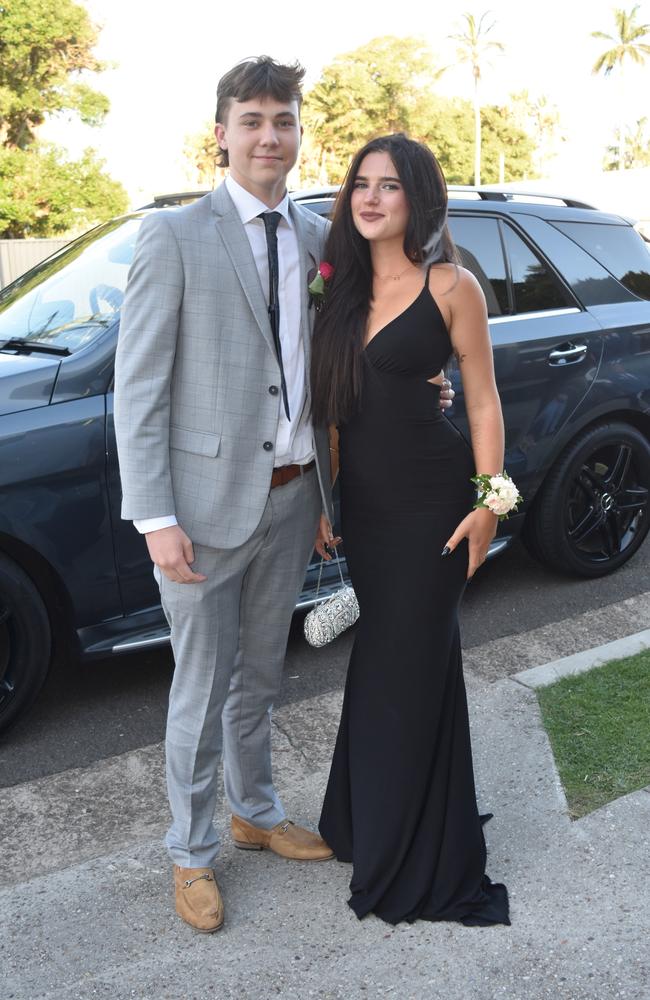 Leo Wood and Lilliano McLean at the Sunshine Coast Grammar School formal on November 17. Picture: Sam Turner