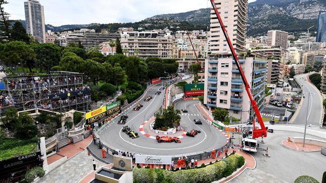 A view of the start at the famous Fairmont Hairpin at the Monaco Grand Prix. Picture: Michael Regan/Getty Images