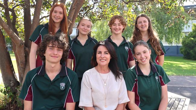 Minister for Education Jo Palmer at Clarence High School on Monday, February 24, 2025.