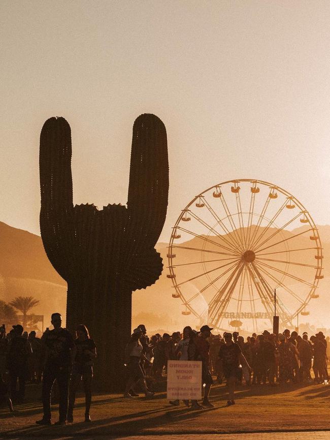 Artwork at the Power Trip music festival. Picture: Instagram