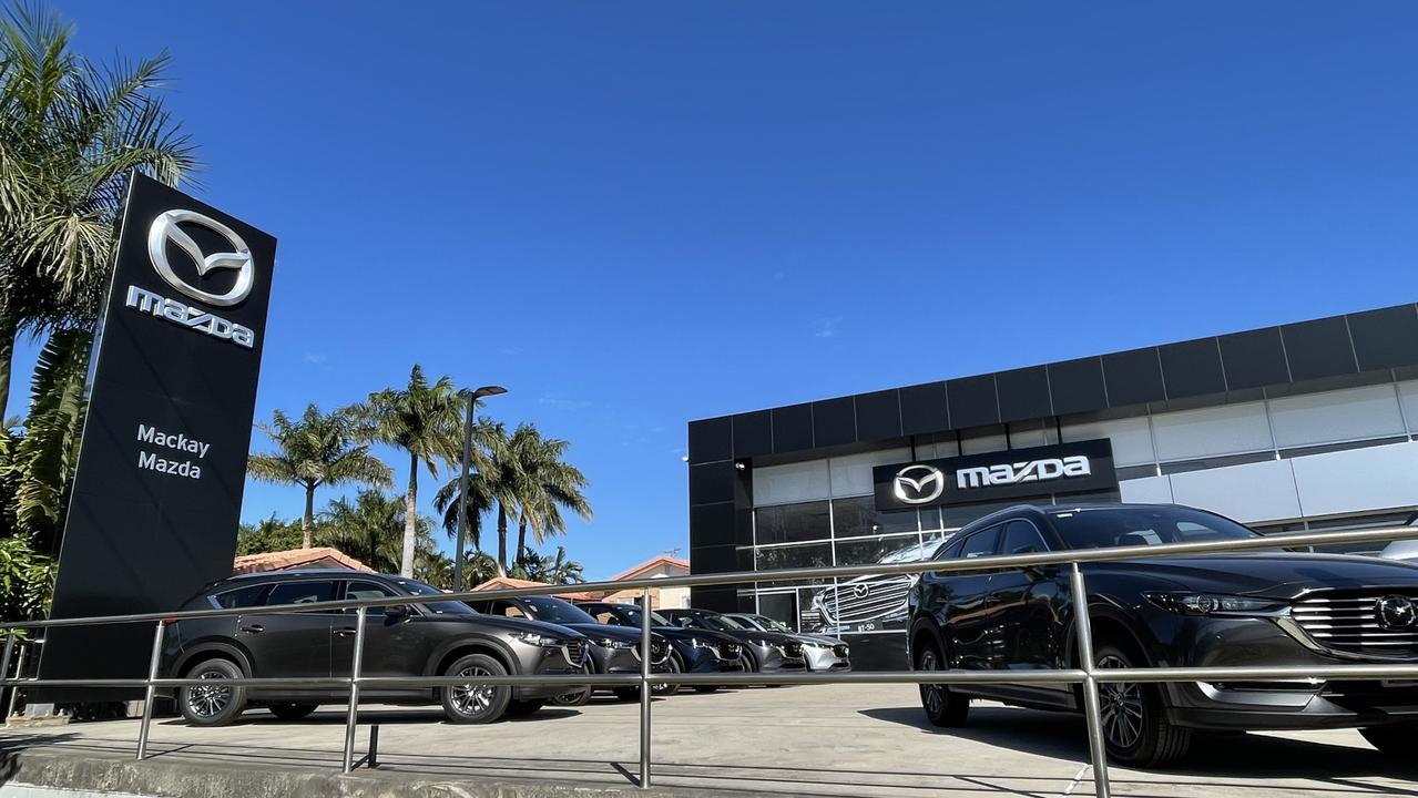 A former customer has tried to sue a Mackay car dealership after the engine in his Mazda stopped working while driving on a rural road.