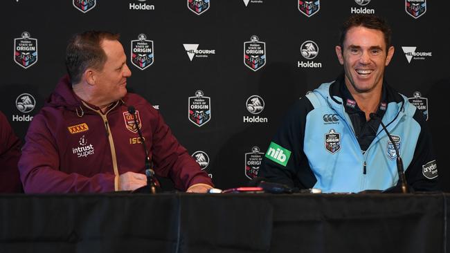 Best of frenemies … Queensland State of Origin coach Kevin Walters (left) and NSW State of Origin coach Brad Fittler. Photo: AAP