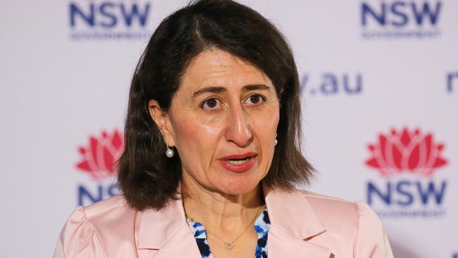 Premier Gladys Berejiklian says home quarantining is “close”. Picture: NCA NewsWire / Gaye Gerard