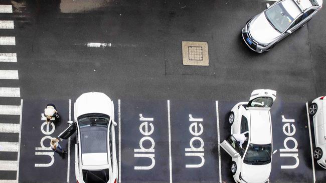 The Victorian Supreme Court is hearing a claim against Uber by former competitor GoCatch. Picture: Jenny Evans