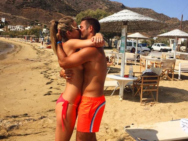Vogue Williams and Spencer Matthews have gotten engaged. Picture: @voguewilliams/Instagram