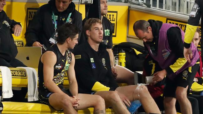 Tom Lynch has been ruled out of Richmond’s next match. Picture: Dylan Burns/AFL Photos via Getty Images