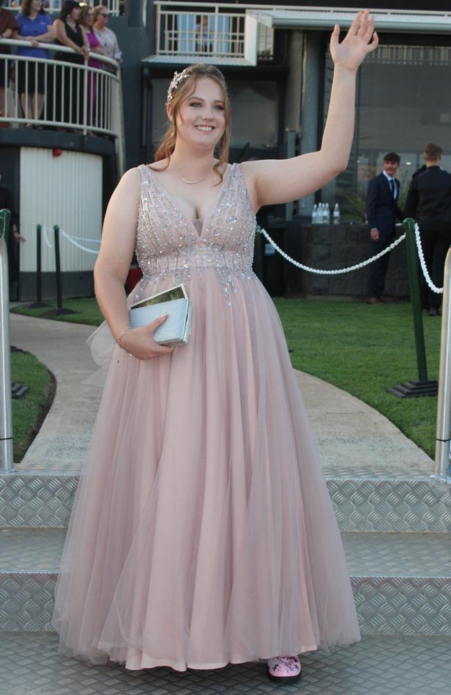 Briana Duggan at the 2023 Bundaberg North State High School Prom.